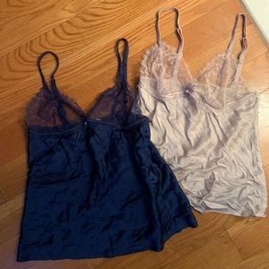 Silk tops set of two